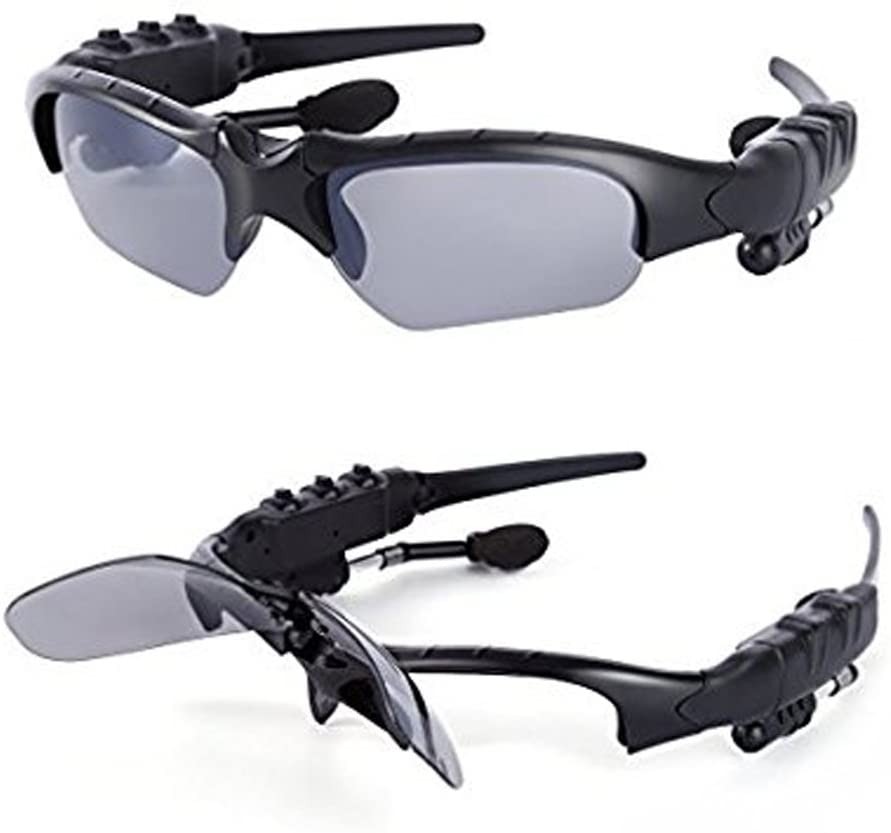 Leaden Wireless Bluetooth MP3 Sunglasses Polarized Lenses Music Sunglasses V4.1 Stereo Handfree Headphone for iPhone Samsung Most Smartphone or PC (Black) Leaden Wireless Bluetooth MP3 Sunglasses Polarized Lenses Music Sunglasses V4.1 Stereo Handfree Headphone for iPhone Samsung Most Smartphone or PC (Black)